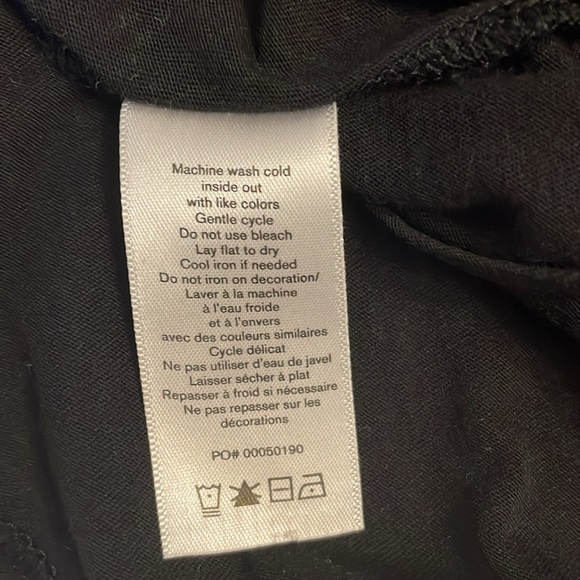 Rag & bone black tank top | Size L - Picture 8 of 8